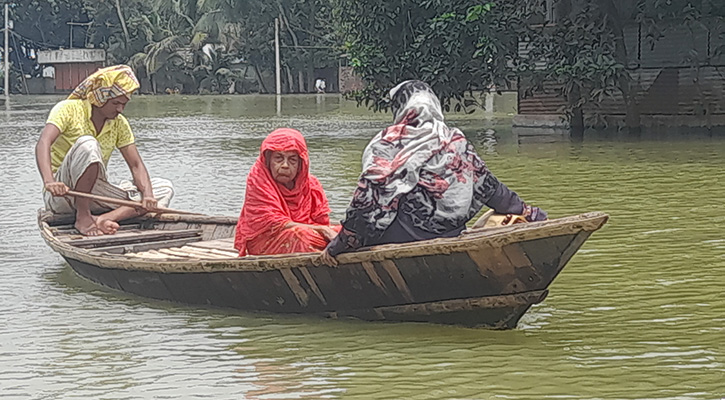 সিরাজগঞ্জে লাখো মানুষ পানিবন্দি, ৮ জনের মৃত্যু